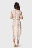 Brussels lace ecru summer dress