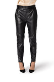 Eco-leather trousers with Croco pattern