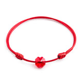Red String 'Red Clover' Bracelet