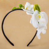 Diadem with orchids