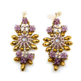 'Violet Tower' Earrings