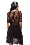 Taffeta mesh and lace skirt WSK-0004