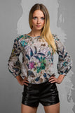 Light Floral Blouse LB-0017