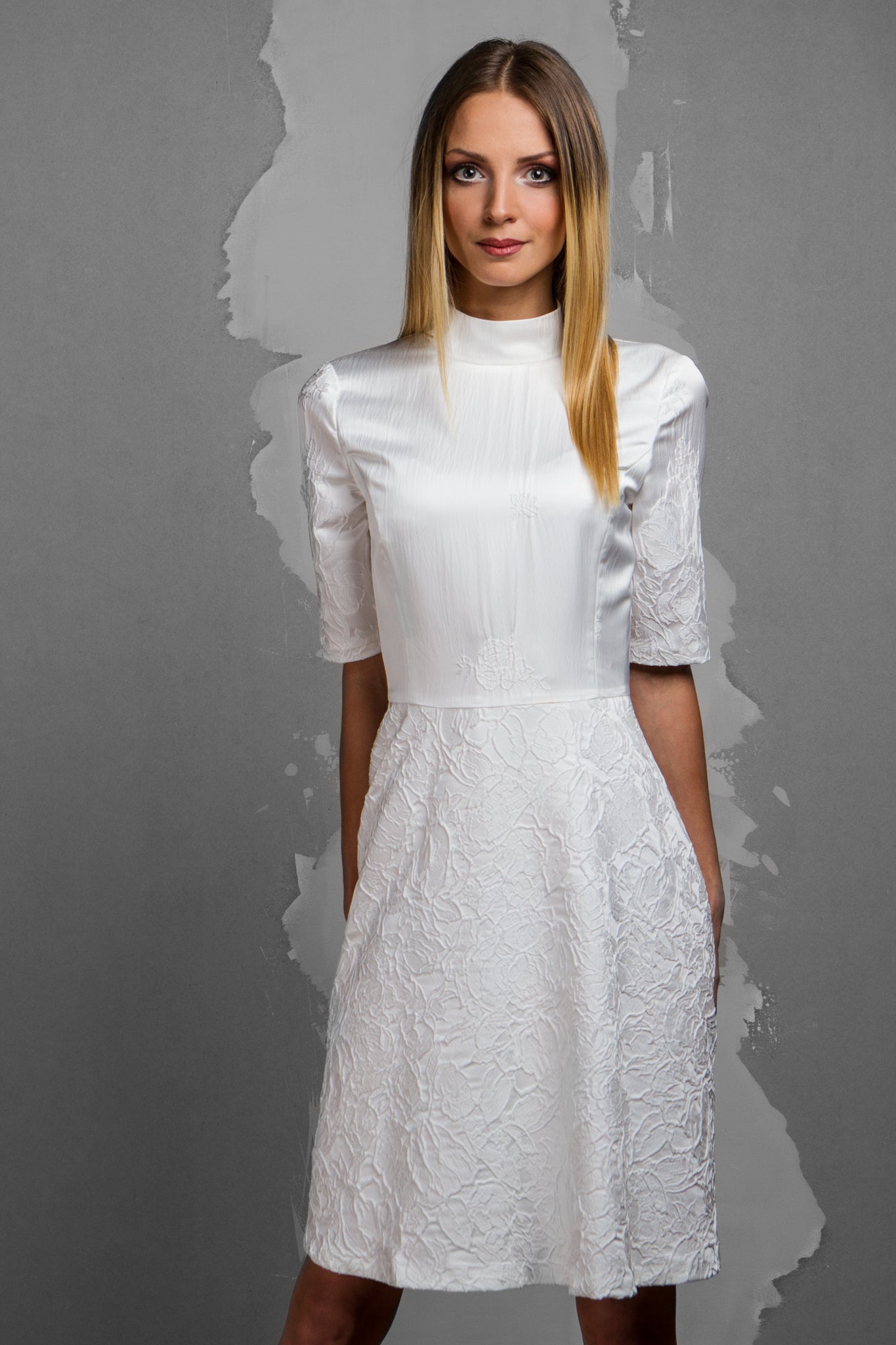 Flared Elegant Dress LB-0014