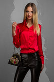 Long Leather Pants LB-0006