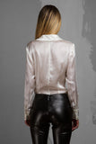 Ecru Silk Shirt LB-0008