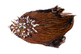 Brown Feather Multifunctional Accessory