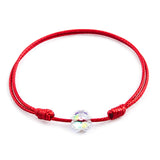 Red String 'Crysal Clover' Bracelet