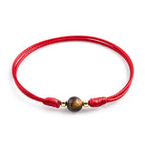 Red String 'Tiger Stone' Bracelet