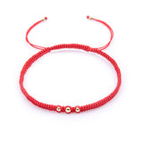 Red String 'Three is more" Bracelet
