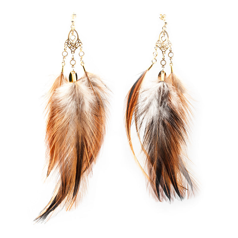 'Feathers Desire' Earrings
