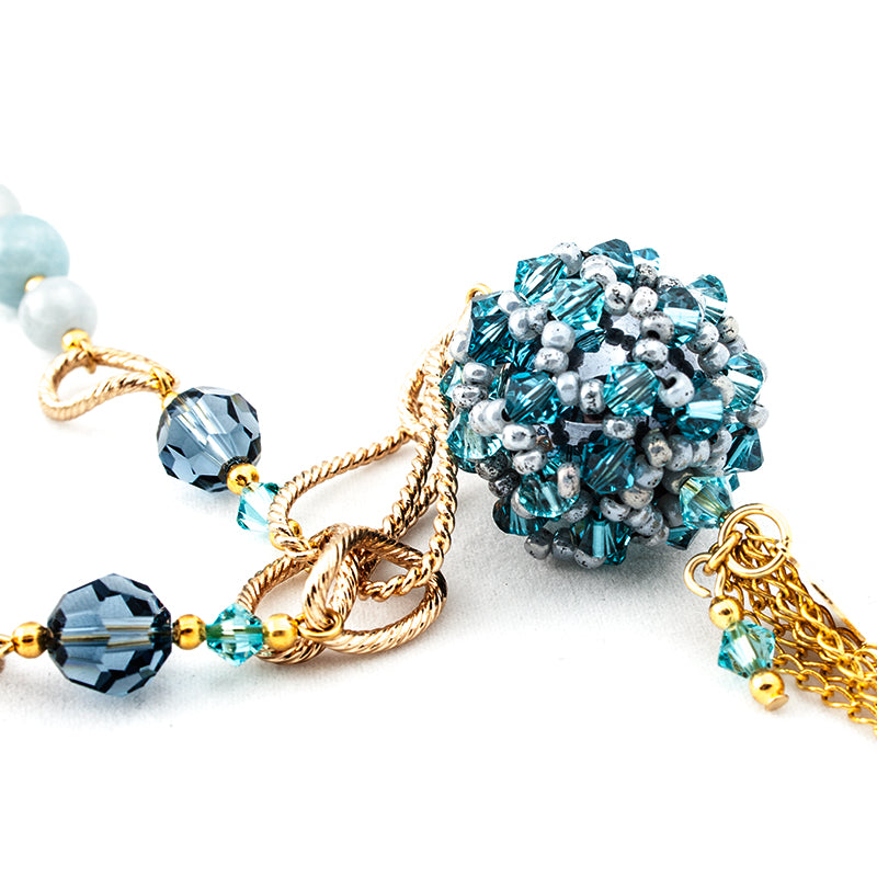 'Queen's Blue Desire' Necklace