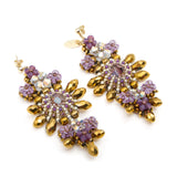 'Violet Tower' Earrings