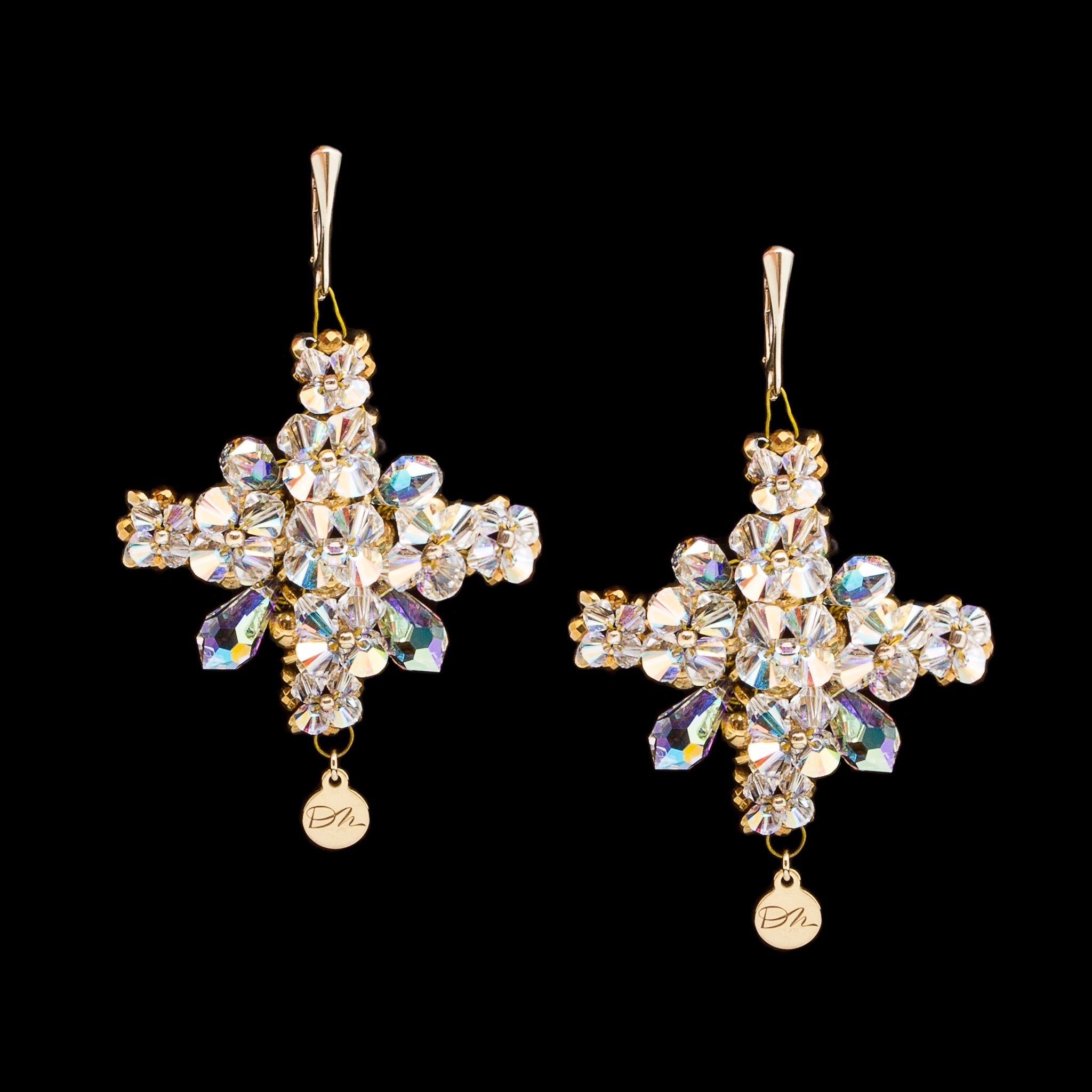 'Shining Cross' Earrings